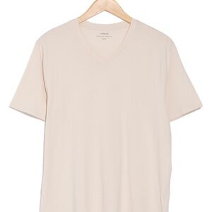 Vince Sand Short Sleeve Tee Classic Crew Neck